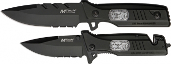 Mtech Fixed Blade-Rescue Linerlock knives MT512SF