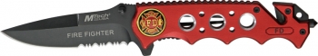 Mtech Rescue Linerlock - Fire knives MT551FDR