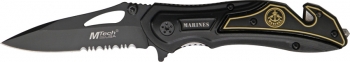Mtech Rescue Linerlock Marines knives MT596MR
