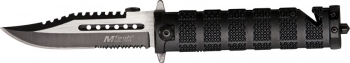Mtech Rescue Linerlock Black knives MT616BK