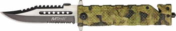Mtech Rescue Linerlock Camo knives MT616JC