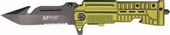 Mtech Rescue Linerlock knives MT713GN