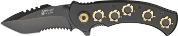 Mtech Bullet Hole Linerlock knives MTX8048GD