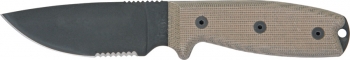 RAT-3 Knife 7 7-8 overall 3 7-8 Black 1095 Steel 8631