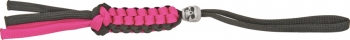 Parachute Cord Lanyard Black and Neon Pink PDPLBP
