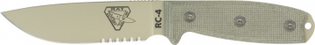 ESEE Model 4 Part Serrated knives RC4SDT