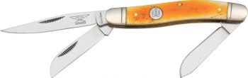 Rough Ryder Stockman Orange Bone knives RR005