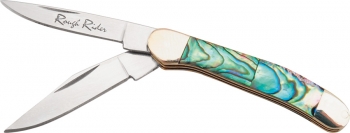 Rough Rider Tiny Copperhead Abalone- 2 cl Knives RR188