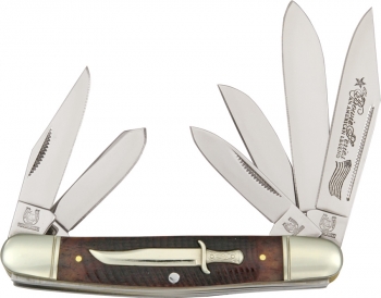 Rough Rider Six Blade Stockman Knives RR952