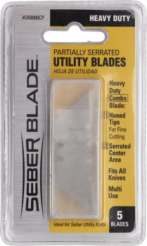 Seber Utility Knife Blades Five Pack Knives RUB8000