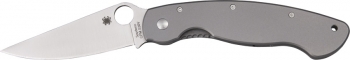 Spyderco Military Titanium Handle Plain Edge 9 1-2 SC36TIP