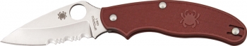 Spyderco Spyderco UK Pen Knife Maroon. knives SC94PSMR