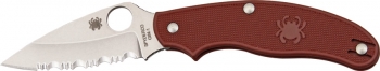 Spyderco Maroon FRN Colored UK Penknife SC94SMR