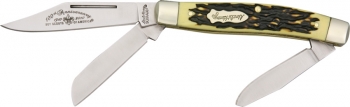 Schrade Uncle Henry StockmanDelrin HandleGift Tin  SCH885UHBSAT