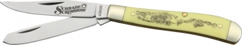 Imperial Schrade Schrade Scrimshaw Trapper. knives SCH94OTYDU1