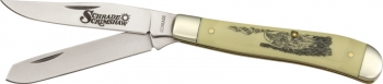 Imperial Schrade Schrade Scrimshaw Trapper. knives SCH94OTYE