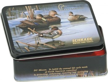 Imperial Schrade Schrade Ducks Unlimited Tin. knives SDUCK