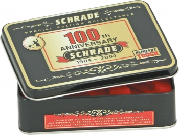 Imperial Schrade Schrade 100th Anniversary Tin. knives STRAP