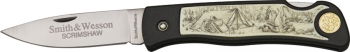  S&W Scrimshaw Camping Scene. SW312