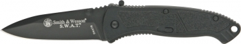 Smith & Wesson Small Black SWAT Linerlock Knives SWATB
