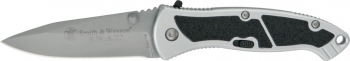 Smith and Wesson Silver SWAT Linerlock A-O Knives SWATM