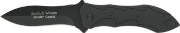 Smith and Wesson S&W Border Guard Med Black. Knives SWBGMB