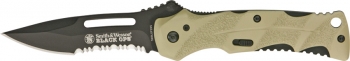 Smith and Wesson Black Ops Linerlock A-O Knives SWBLOP2DS