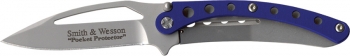 Smith and Wesson S&W Pocket Protector Blue. Knives SWPROBL