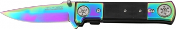 Tac Force Tac Force A-O Rainbow Linerloc Knives TF437RW