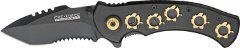Tac Force Bullet Hole Linerlock A-O Knives TF541GD