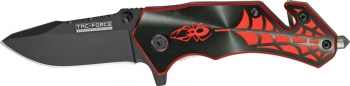Tac Force Rescue Linerlock A-O Knives TF553BRS