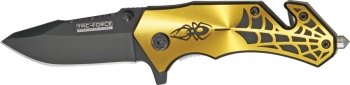 Tac Force Rescue Linerlock Yellow Knives TF553YS