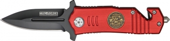 Tac Force Fire Dept Rescue Knife Knives TF554FD