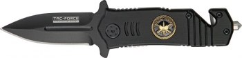 Tac Force Misc Rescue Linerlock Black. Knives TF554SF