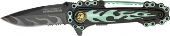 Tac Force Motorcycle Linerlock Knives TF628GN
