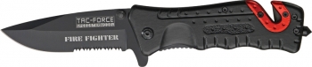 Tac Force Fire Dept Rescue Linerlock A-O Knives TF634FD
