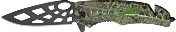 Tac Force Rescue Linerlock A-O Knives TF643GM
