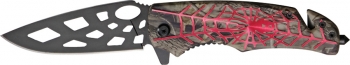 Tac Force Rescue Linerlock A-O Knives TF643RD