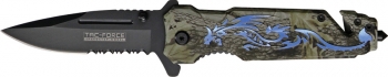 Tac Force Rescue Linerlock A-O Knives TF645BL