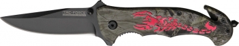 Tac Force Rescue Linerlock A-O Knives TF648RD