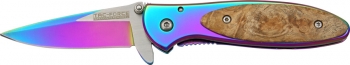 Tac Force Rainbow Framelock Knives TF660BW
