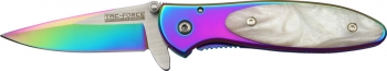 Tac Force Rainbow Framelock Knives TF660WP