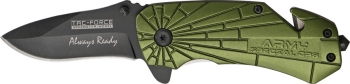 Tac Force Rescue Linerlock A-O Knives TF661AR