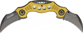 Tac Force Twin Blade Linerlock A-O Knives TF669GN