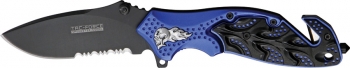 Tac Force Rescue Linerlock A-O Knives TF680BLB