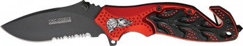 Tac Force Rescue Linerlock A-O Knives TF680RDB