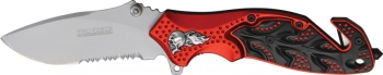 Tac Force Rescue Linerlock A-O Knives TF680SRD