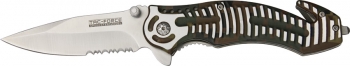 Tac Force Rescue Linerlock A-O Knives TF681BC