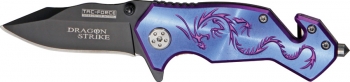 Tac Force Dragon Strike A-O Knives TF686BL