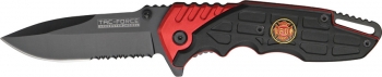 Tac Force Linerlock Fire A-O Knives TF687FD